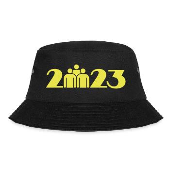 Teamwork, Team, Team player 2023 - Bucket Hat - Schwarz - Vorne - Lela (165cm)