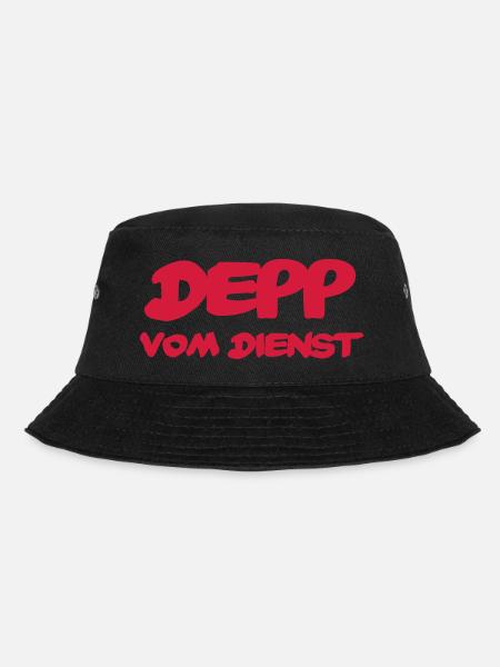Depp vom Dienst - Bucket Hat - Schwarz