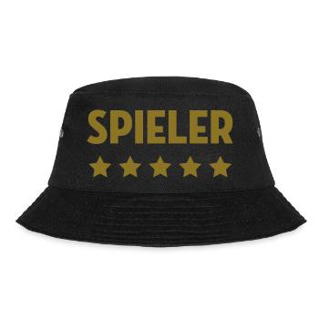 Spieler Spielerin Spiel Gamer Gamerin Gaming Geek - Bucket Hat - Schwarz - Vorne - Lela (165cm)