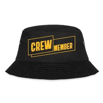 CREW Member Team Staff Group Team Colleague - Bucket Hat - black - Front - Lela (165cm)