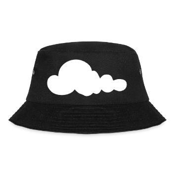 Weather Cloud Clouds Rain Sky Vector 4 - Bucket Hat - black - Front - Lela (165cm)