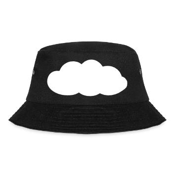 Weather Cloud Clouds Rain Sky Vector 12 - Bucket Hat - black - Front - Lela (165cm)