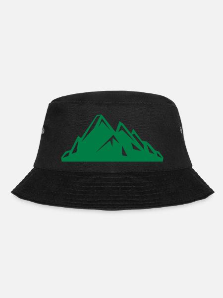 mountains - Bucket Hat - Schwarz