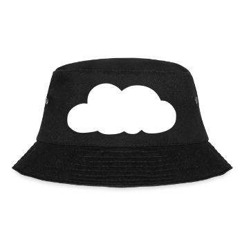 Weather Cloud Clouds Rain Sky Vector 16 - Bucket Hat - black - Front - Lela (165cm)