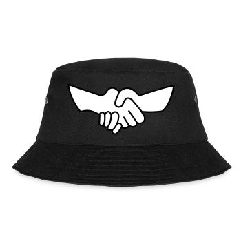 Handshake Hands Store Trade Partner Gift - Bucket Hat - black - Front - Lela (165cm)