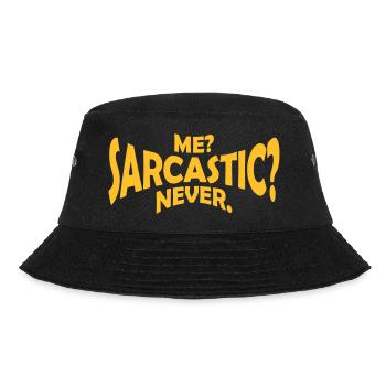 me sarcastic never quote - Bucket Hat - black - Front - Lela (165cm)