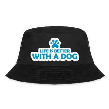 better with a dog - Bucket Hat - black - Front - Lela (165cm)