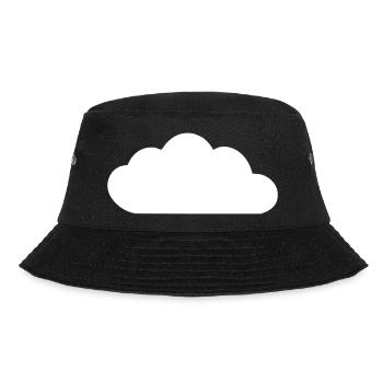 Weather Cloud Clouds Rain Sky Vector 7 - Bucket Hat - black - Front - Lela (165cm)