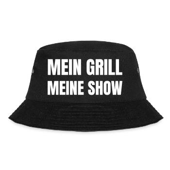 Mein Grill meine Show - Bucket Hat - Schwarz - Vorne - Lela (165cm)