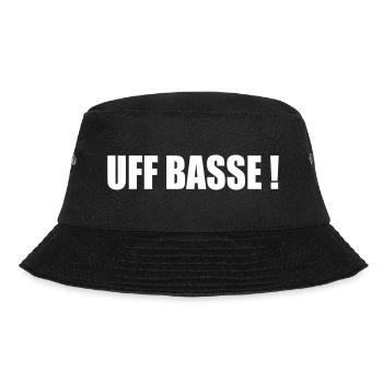 UFFBASSE - Bucket Hat - Schwarz - Vorne - Lela (165cm)