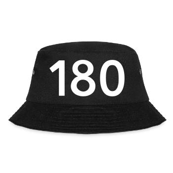 Darts 180 - Bucket Hat - Schwarz - Vorne - Lela (165cm)