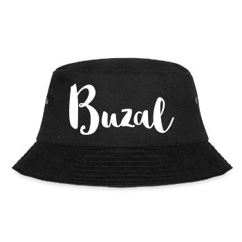 Buzal bayerisches Wort für Baby süßes Geschenk - Bucket Hat - Schwarz - Vorne - Lela (165cm)