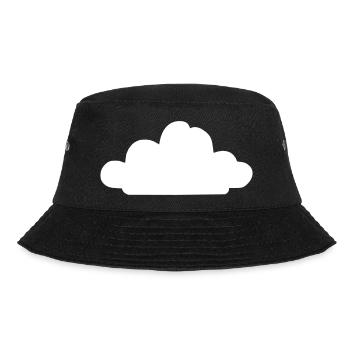 Weather Cloud Clouds Rain Sky Vector 5 - Bucket Hat - black - Front - Lela (165cm)