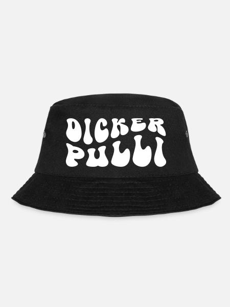 Dicker Pulli - Bucket Hat - Schwarz