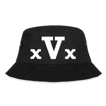 xVx - Straight Edge Vegan - Bucket Hat - Schwarz - Vorne - Lela (165cm)