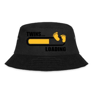 Zwillinge - Bucket Hat - Schwarz - Vorne - Lela (165cm)