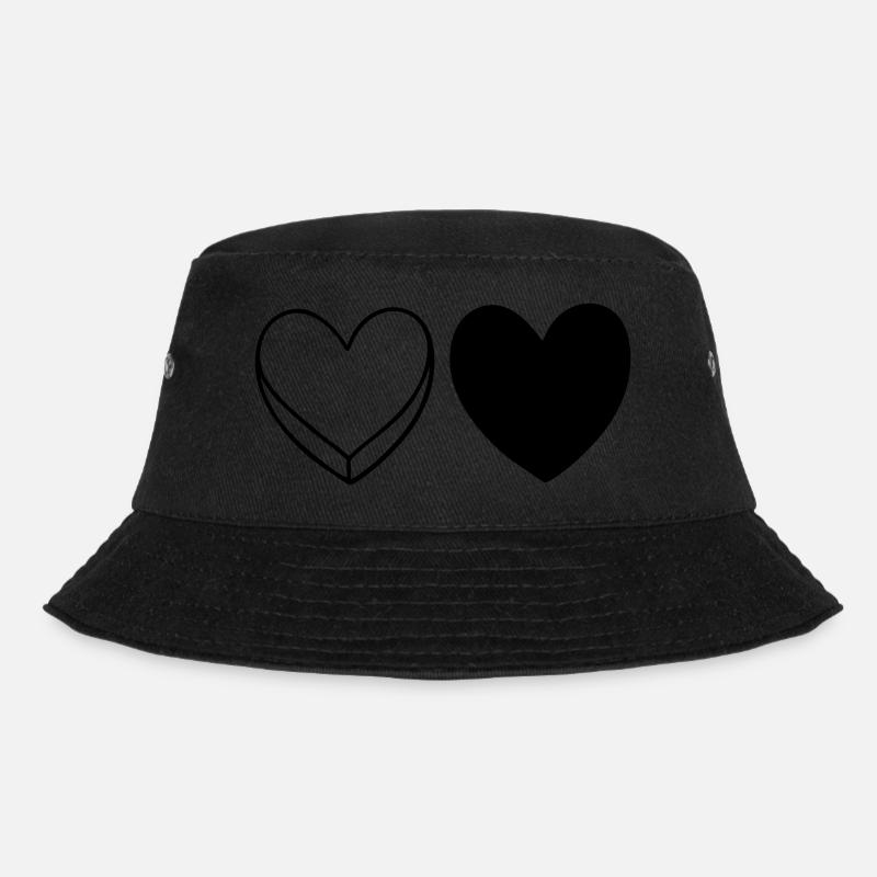 Cœurs noirs et blancs - Bob - noir