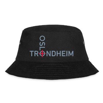 OSLO nach TRONDHEIM - Bucket Hat - Schwarz - Vorne - Lela (165cm)
