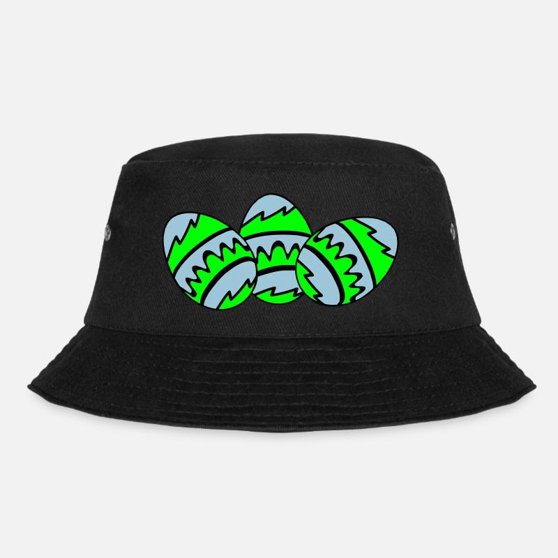 ostereier 03 - Bucket Hat - Schwarz