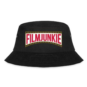 Farben änderbar | Film Junkie - Bucket Hat - Schwarz - Vorne - Lela (165cm)