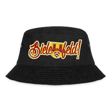 Bielefeld - Bucket Hat - Schwarz - Vorne - Lela (165cm)