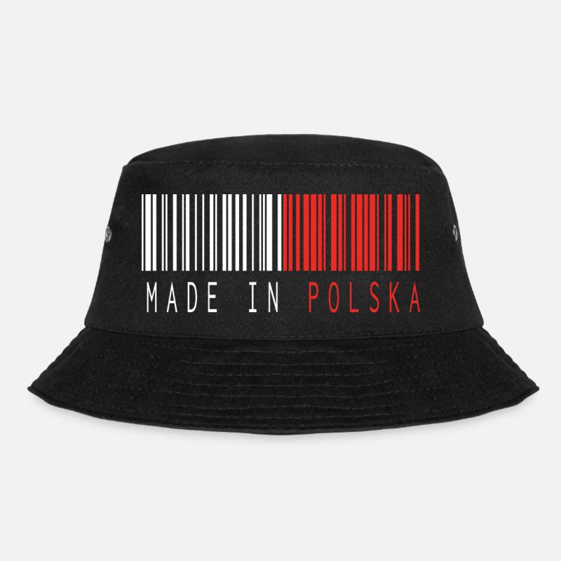 MADE IN POLSKA BARCODE - Bucket Hat - Schwarz