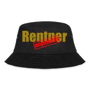 rentner - Bucket Hat - Schwarz - Vorne - Lela (165cm)