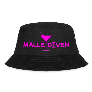 Malle Diven - Bucket Hat - Schwarz - Vorne - Lela (165cm)