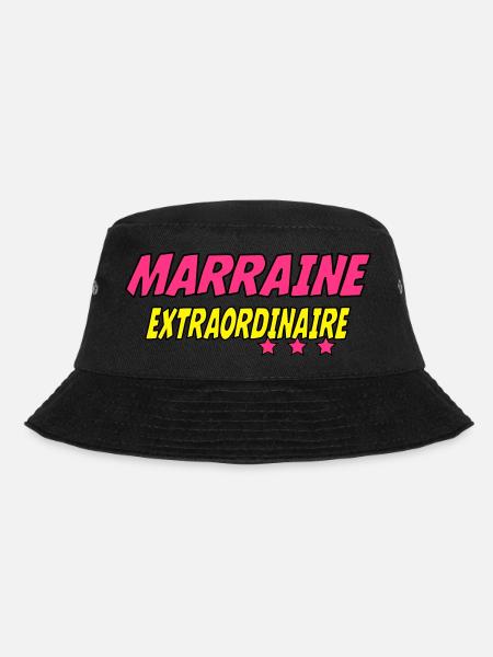 Marraine extraordinaire - Bucket Hat - black