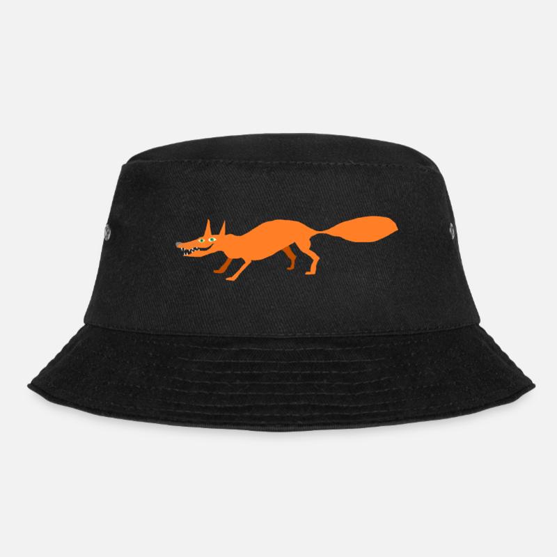 Fuchs - Bucket Hat - Schwarz