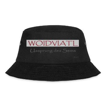 Woidviatla Uasprung des Seins - Bucket Hat - Schwarz - Vorne - Lela (165cm)