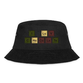 Schokolade - Bucket Hat - Schwarz - Vorne - Lela (165cm)