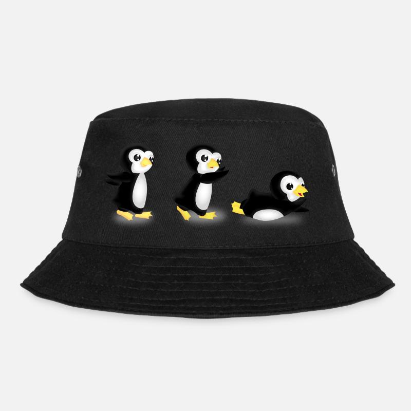 pingurun - Bucket Hat - black