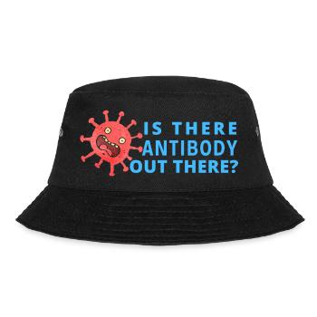 IS THERE ANTIBODY OUT THERE - #LABLIFE - Bucket Hat - black - Front - Lela (165cm)