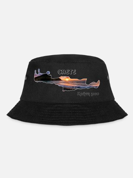 Kreta Crete - Bucket Hat - Schwarz