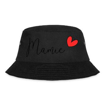 MAMIE. FÊTE DES MÈRES. BONNE FÊTE MAMIE. JE T'AIME - Bob - noir - Devant - Lela (165cm)