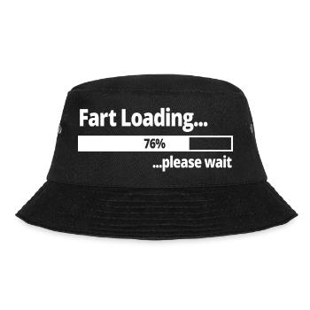 Furzen laden ... 76% Bitte warten Lustiges Geschenk - Bucket Hat - Schwarz - Vorne - Lela (165cm)