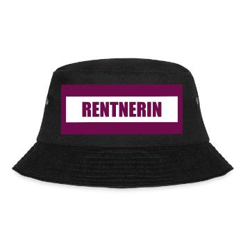 Rentnerin - Bucket Hat - Schwarz - Vorne - Lela (165cm)