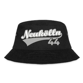 Neukölln 44 Berlin - Bucket Hat - Schwarz - Vorne - Lela (165cm)
