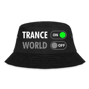 Trance On World Off - Rave Style - Bucket Hat - Schwarz - Vorne - Lela (165cm)