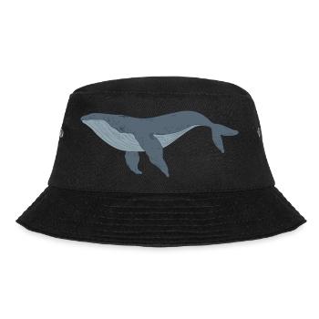 Ozean, Wal - Bucket Hat - Schwarz - Vorne - Lela (165cm)