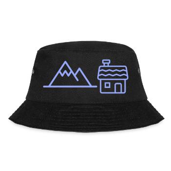 Haus am Berg - Bucket Hat - Schwarz - Vorne - Lela (165cm)