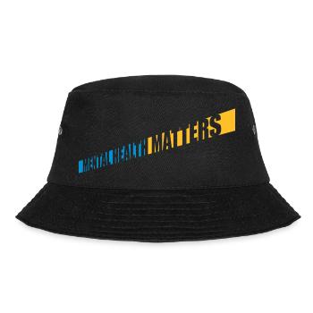 mental health matters quote - Bucket Hat - black - Front - Lela (165cm)