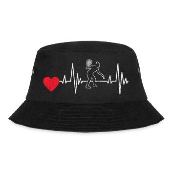 Squash Racquetball-Spieler Squashspiel Racquetball - Bucket Hat - Schwarz - Vorne - Lela (165cm)