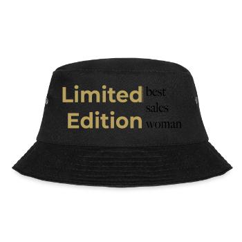 Limited Edition best sales woman Spruch - Bucket Hat - Schwarz - Vorne - Lela (165cm)