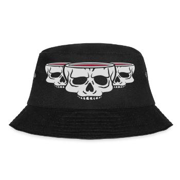 Horror Team Mug Skull - Bucket Hat - black - Front - Lela (165cm)