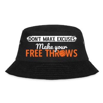 Basketball - Bucket Hat - Schwarz - Vorne - Lela (165cm)