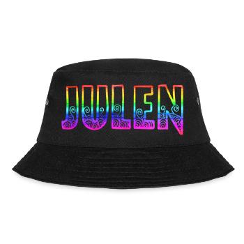 julen rs regenbogen - Bucket Hat - Schwarz - Vorne - Lela (165cm)