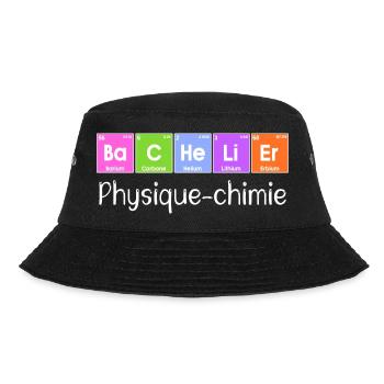 Cadeau bachelier BAC 2023 Bachelière 2023 physique - Bob - noir - Devant - Lela (165cm)