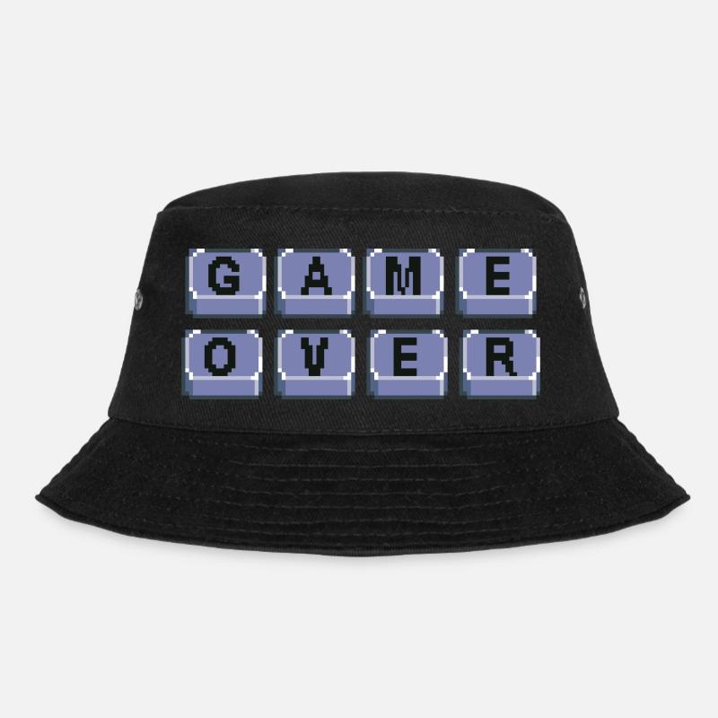 Spielende - Bucket Hat - Schwarz